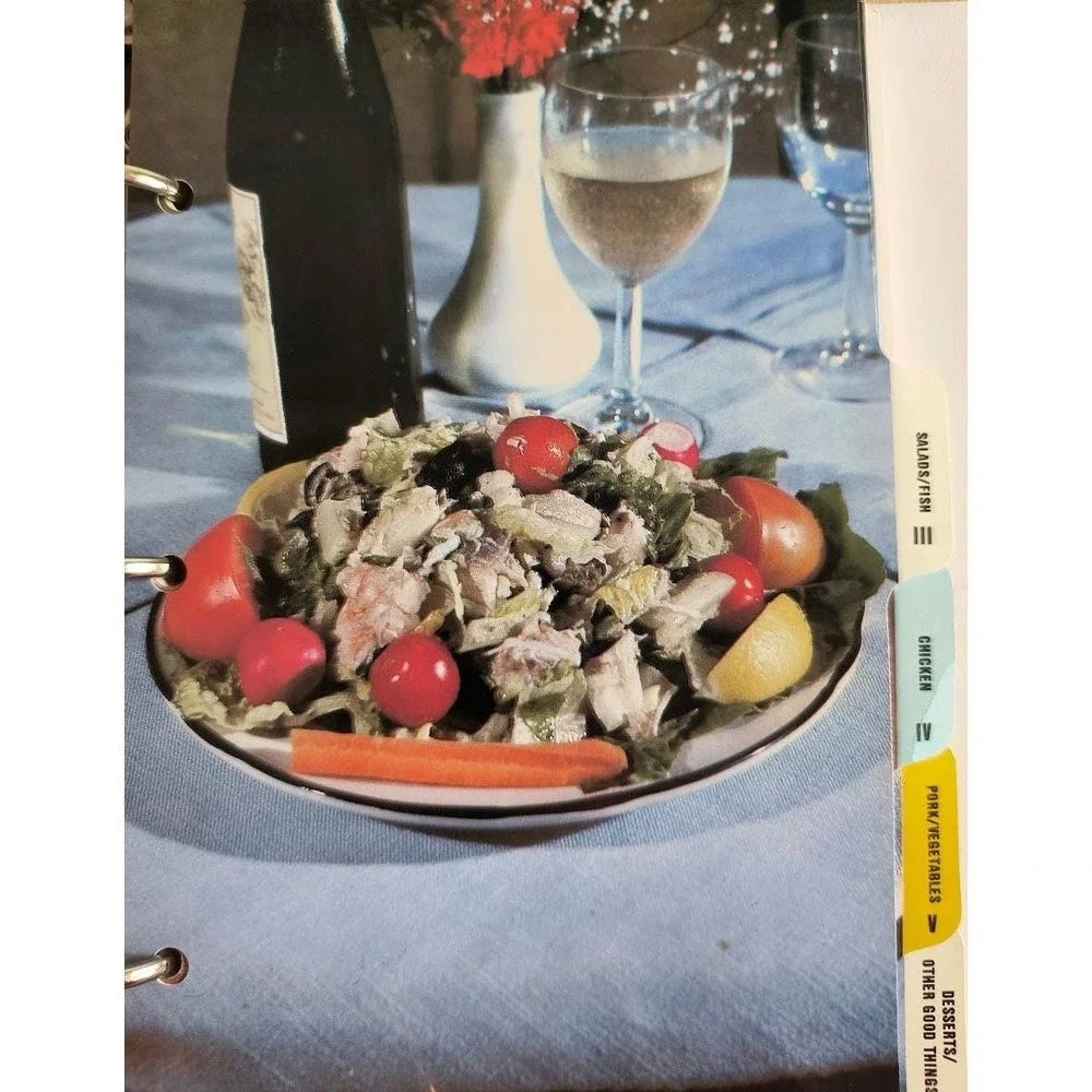 Chef Tom Wayman‎ California Cook Book Vintage Easel Binder 1981 Never Used